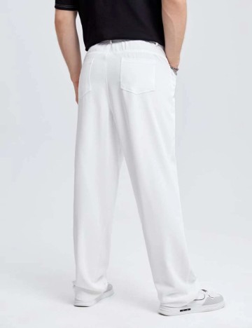 Pantaloni Shein, alb