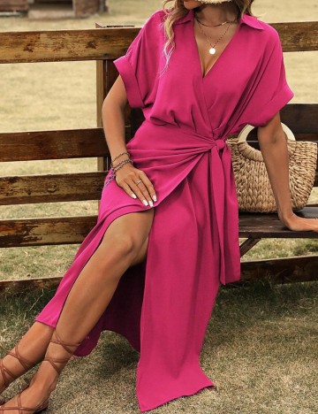 Rochie midi Shein, roz