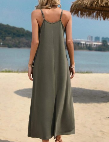 Rochie maxi Shein, verde