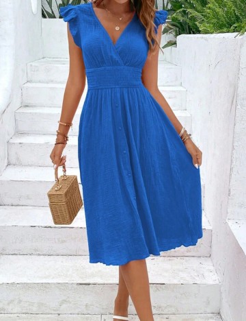 Rochie midi Shein, albastru