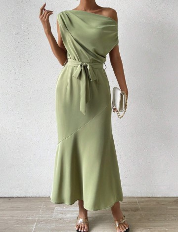 Rochie maxi Shein, verde