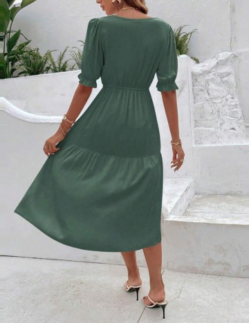 Rochie midi Shein, verde