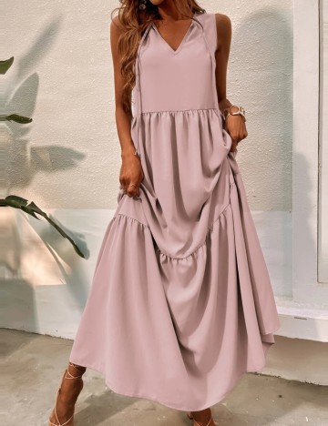 Rochie maxi Shein, roz