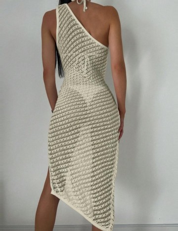 Rochie de plajă Shein, crem