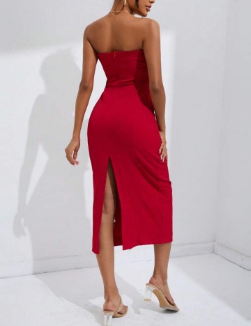 Rochie midi Shein, roșu