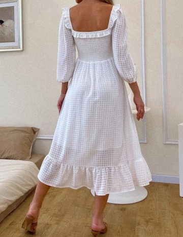 Rochie midi Shein, alb