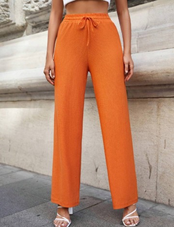 Pantaloni Shein, portocaliu