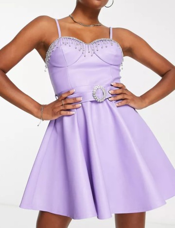 Rochie mini ASOS, lila