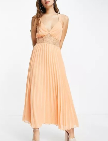 Rochie maxi ASOS, portocaliu