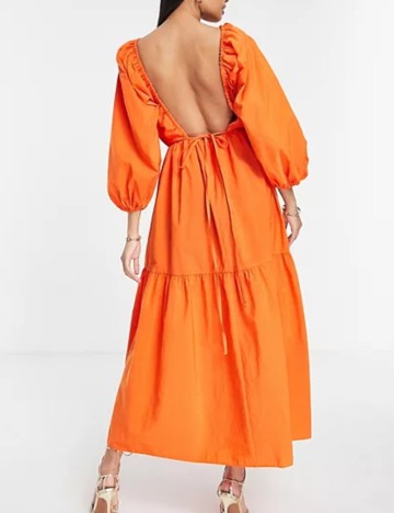 Rochie maxi ASOS, portocaliu