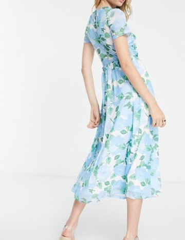 Rochie midi ASOS, mix culori