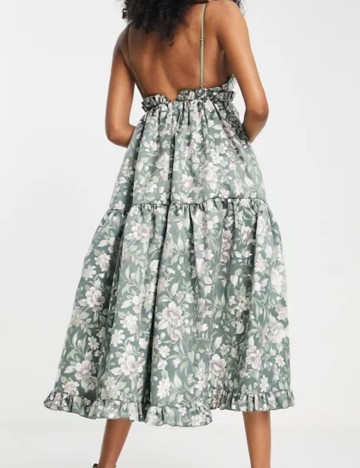 Rochie midi ASOS, mix culori