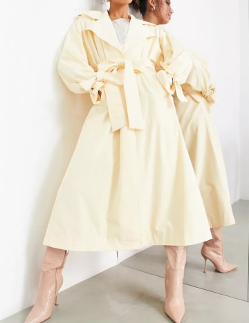 Trench ASOS, crem