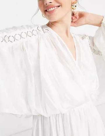 Rochie mini ASOS, alb