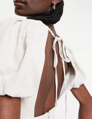 Rochie mini ASOS, bej