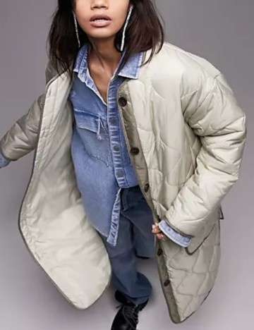 Geaca Topshop, verde