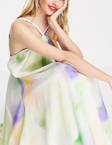 Rochie maxi ASOS, mix culori