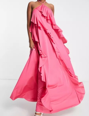 Rochie maxi ASOS, roz