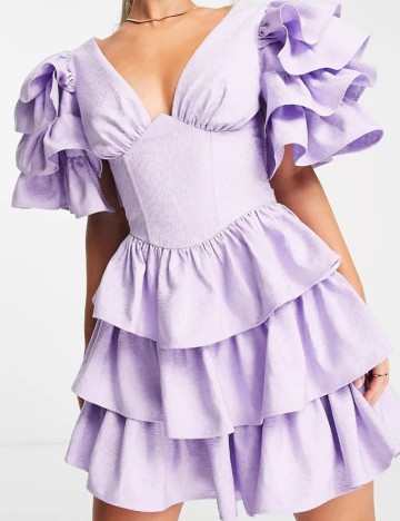 Rochie mini ASOS, mov