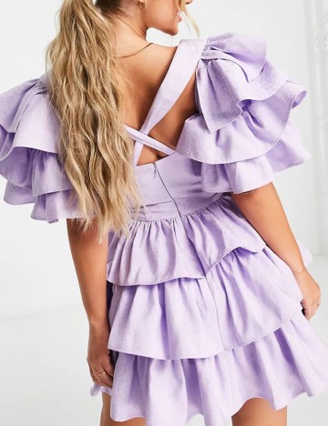 Rochie mini ASOS, mov