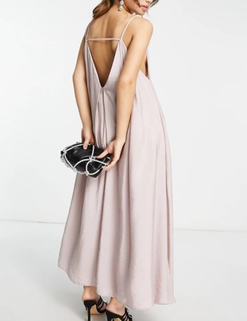 Rochie maxi ASOS, roz prafuit