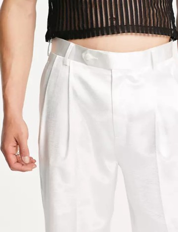 Pantaloni ASOS, alb