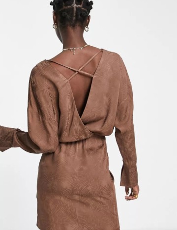 Rochie mini ASOS, maro