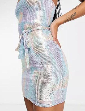 Rochie mini ASOS, mix culori