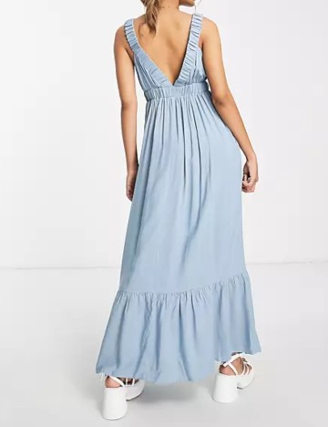 Rochie maxi ASOS, albastru