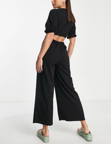 Salopetă lungă ASOS, negru