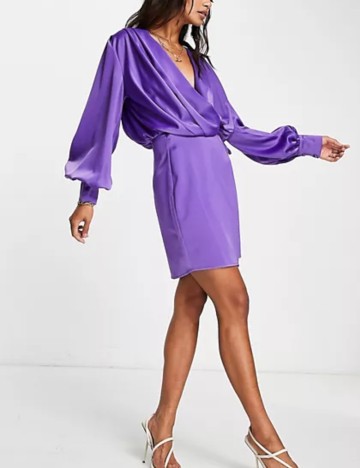 Rochie mini ASOS, mov