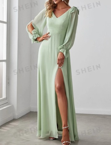 Rochie maxi Ever pretty by Shein, verde menta