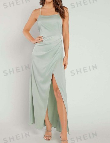 Rochie maxi SHEIN Belle, verde