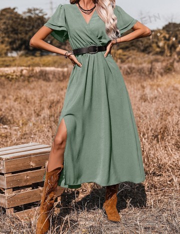 Rochie maxi Shein, verde