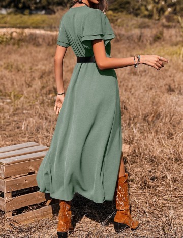 Rochie maxi Shein, verde