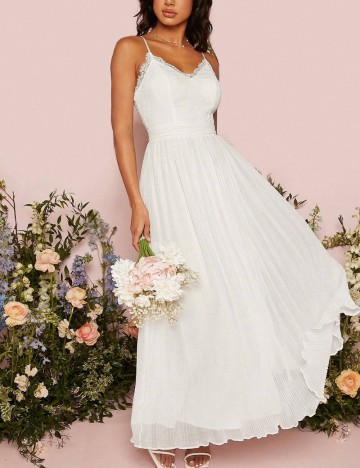 Rochie maxi Shein, alb