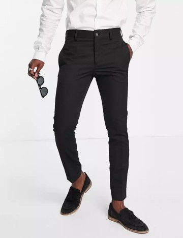 Pantaloni Bolongaro, negru