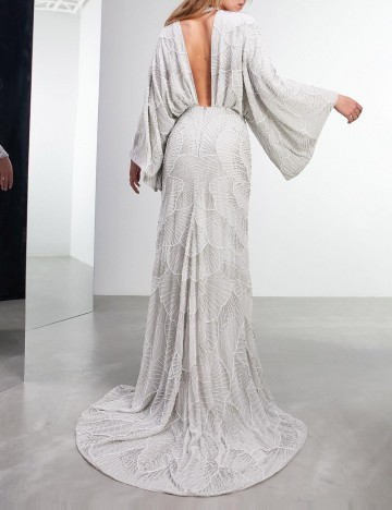 Rochie de ocazie și bridal ASOS, gri