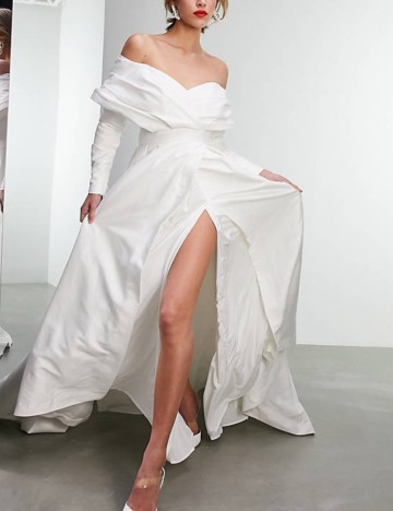 Rochie de ocazie și bridal ASOS, alb