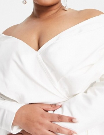 Rochie de ocazie și bridal ASOS, alb