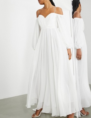 Rochie de ocazie și bridal ASOS, alb