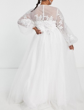 Rochie de ocazie și bridal ASOS, alb