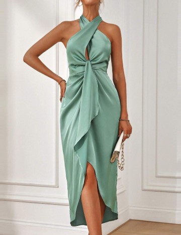 Rochie midi Shein, verde