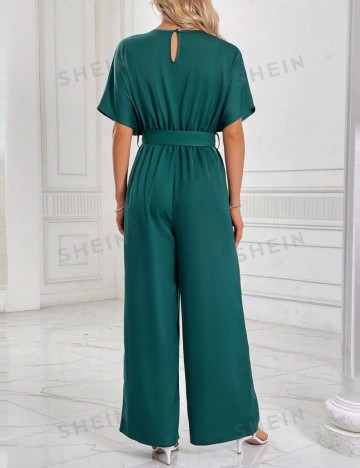 Salopetă lungă Emery Rose by Shein, verde