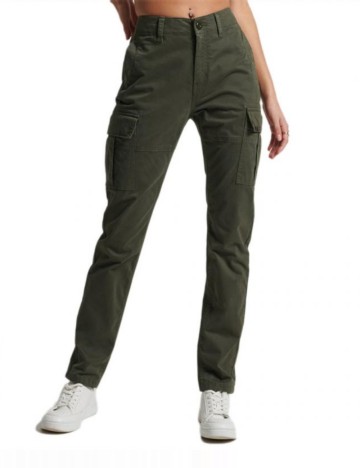 Pantaloni cargo Superdry, verde