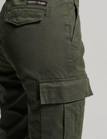 Pantaloni cargo Superdry, verde