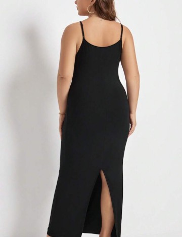 Rochie midi Shein Curve+, negru