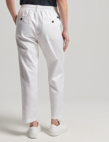 Pantaloni Superdry, alb