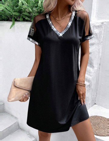 Rochie mini Shein, negru