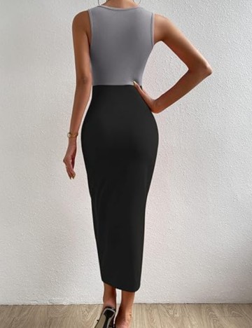 Rochie midi Shein, mix culori